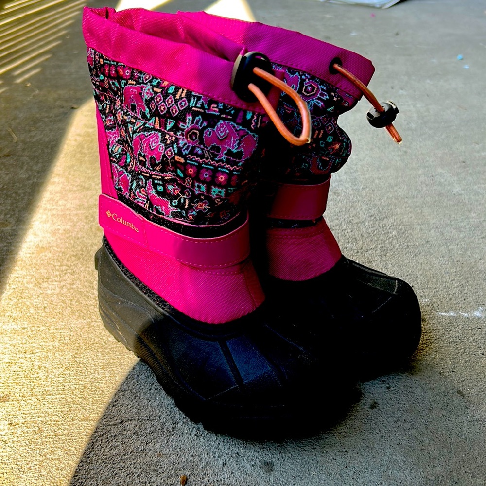 Girls Size 12 Columbia Insulated Snow Boots